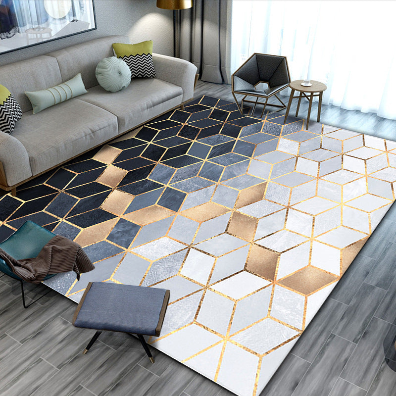 Modern  Geometric Abstract Carpet