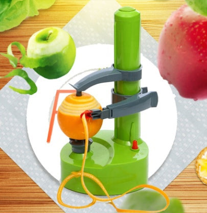 Electric Fruit Peeler with both battery and charger options displayed.