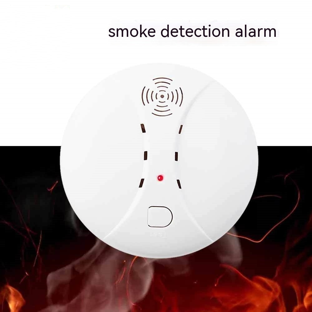 Image of the Independent Smoke Alarm with its battery compartment open