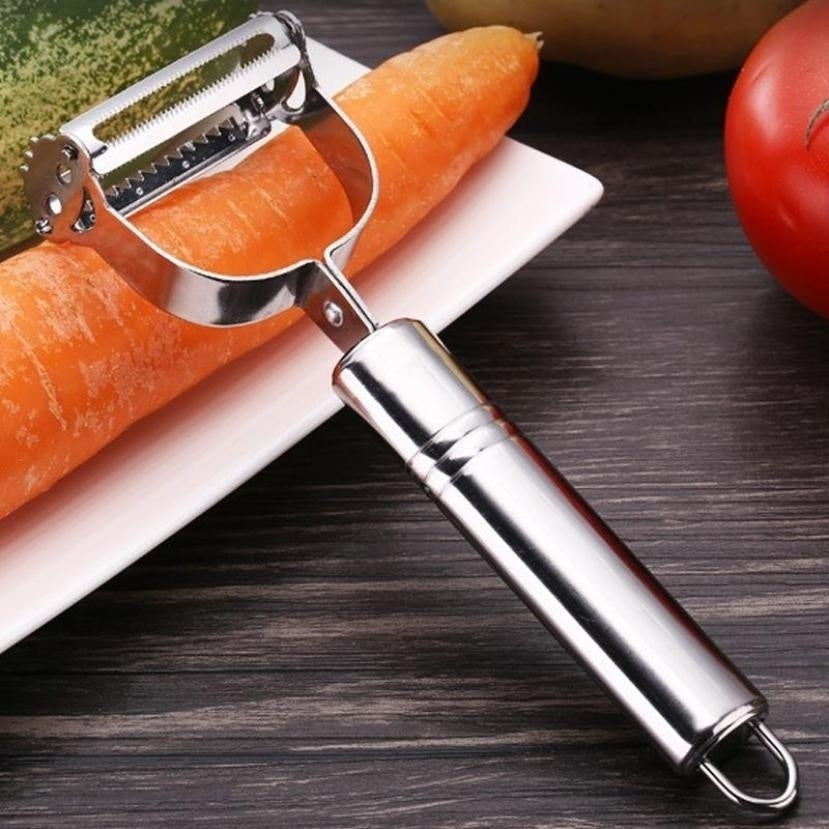 2-In-1 Kitchen Stainless Steel Peeler